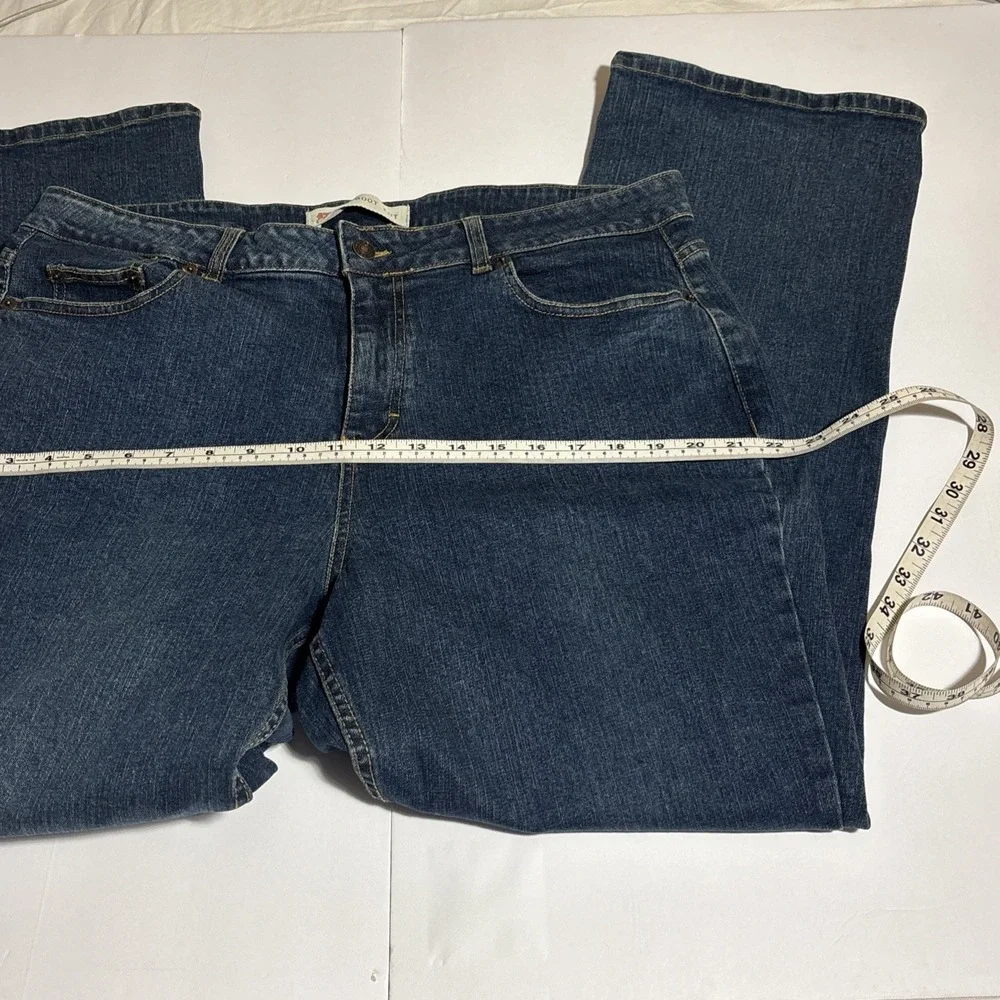 Route 66 Original Women's Size 18A Stretch Dark Blue Denim Jeans‎ Mid Rise